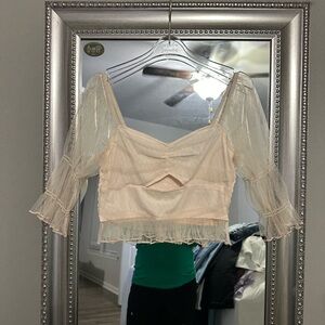 Pink Crop Top, Small